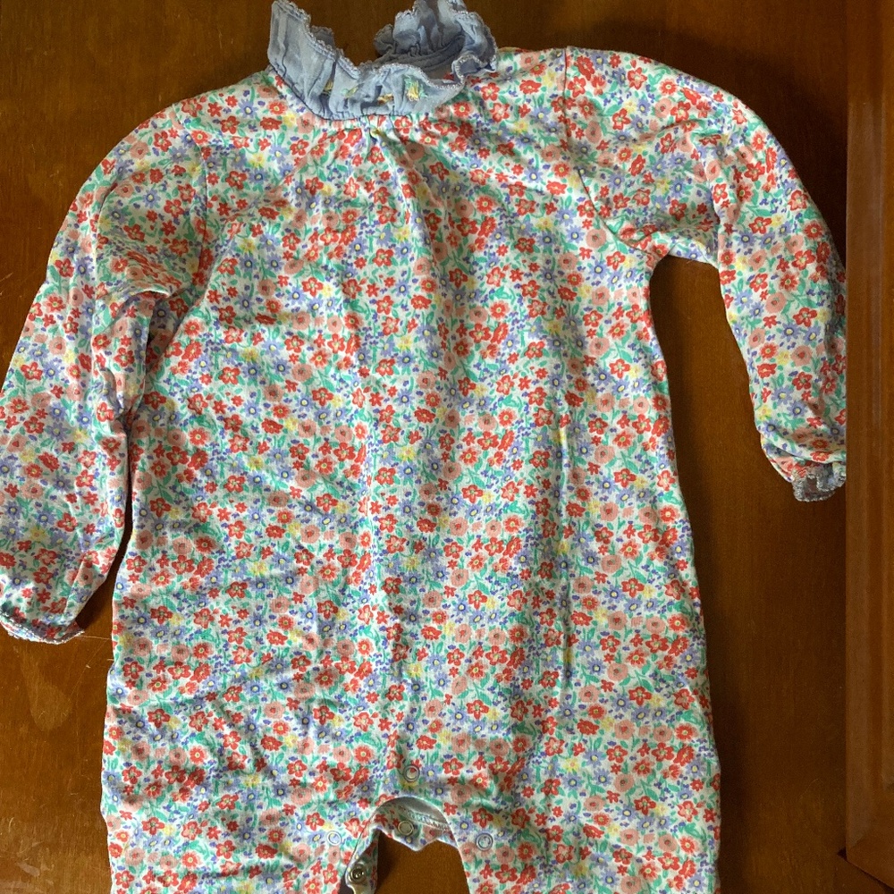 Albetta toddler long sleeve jumper, floral print, boutique brand, 6-12 months